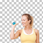 PNG Cropped view of a woman squeezing a stress ball 