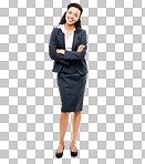 PNG of a confident young businesswoman 