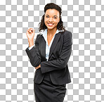 PNG of a young african businesswoman 