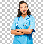 PNG of a young female nurse posing 