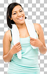 PNG Shot of a happy young woman ready to workout 