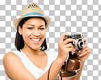 PNG of a Beautiful mixed race woman taking photograph vintage camera 