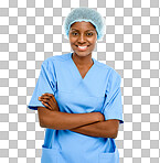 PNG Studio shot of a confident young doctor posing 