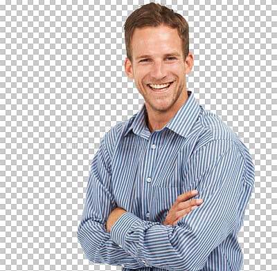 Buy stock photo Portrait, fashion and comedy with a man isolated on a transparent background for funny humor style. Face, happy and comic with a happy young male model laughing in a fashionable clothes outfit on PNG