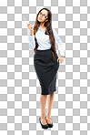 A indian businesswoman isolated on a png background