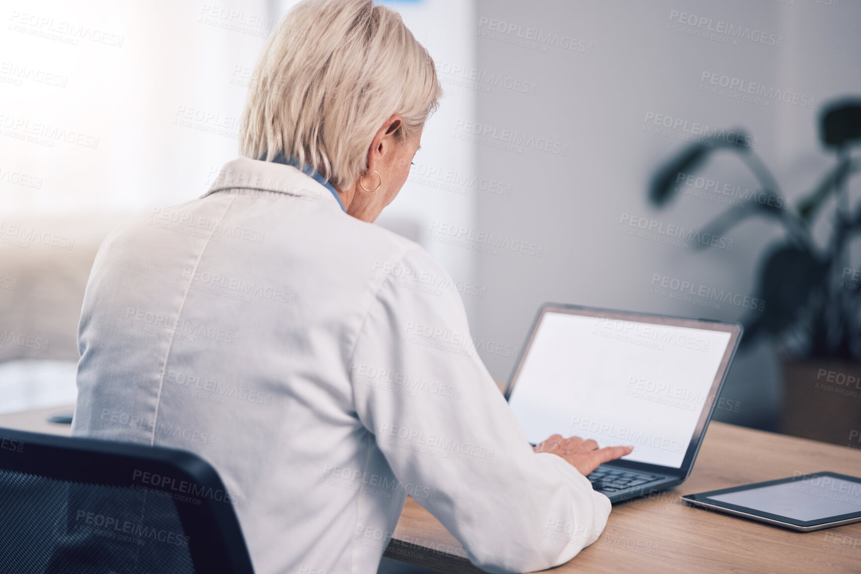 Buy stock photo Doctor, hands and arms crossed for patient consultation in clinic or hospital support, leadership and management. Medical people with stethoscope for consulting, health insurance and proud services