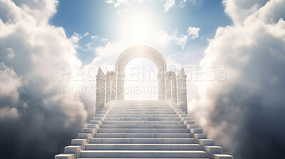 Download Stairs Stages Heaven Royalty-Free Stock Illustration