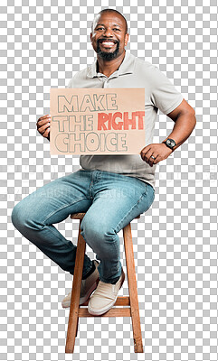 African american covid vaccinated man showing and holding poster. Smiling black man isolated against red studio background with copyspace. Happy model using sign to promote corona vaccine and motivate