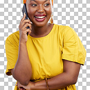 Phone, scream and happy black woman celebrate surprise news notification,  winner announcement or giveaway success. Cellphone deal, excited and  African woman celebration on transparent, png background