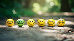 Feedback emotion emoji, rating scale of customer experience, feedback and satisfaction