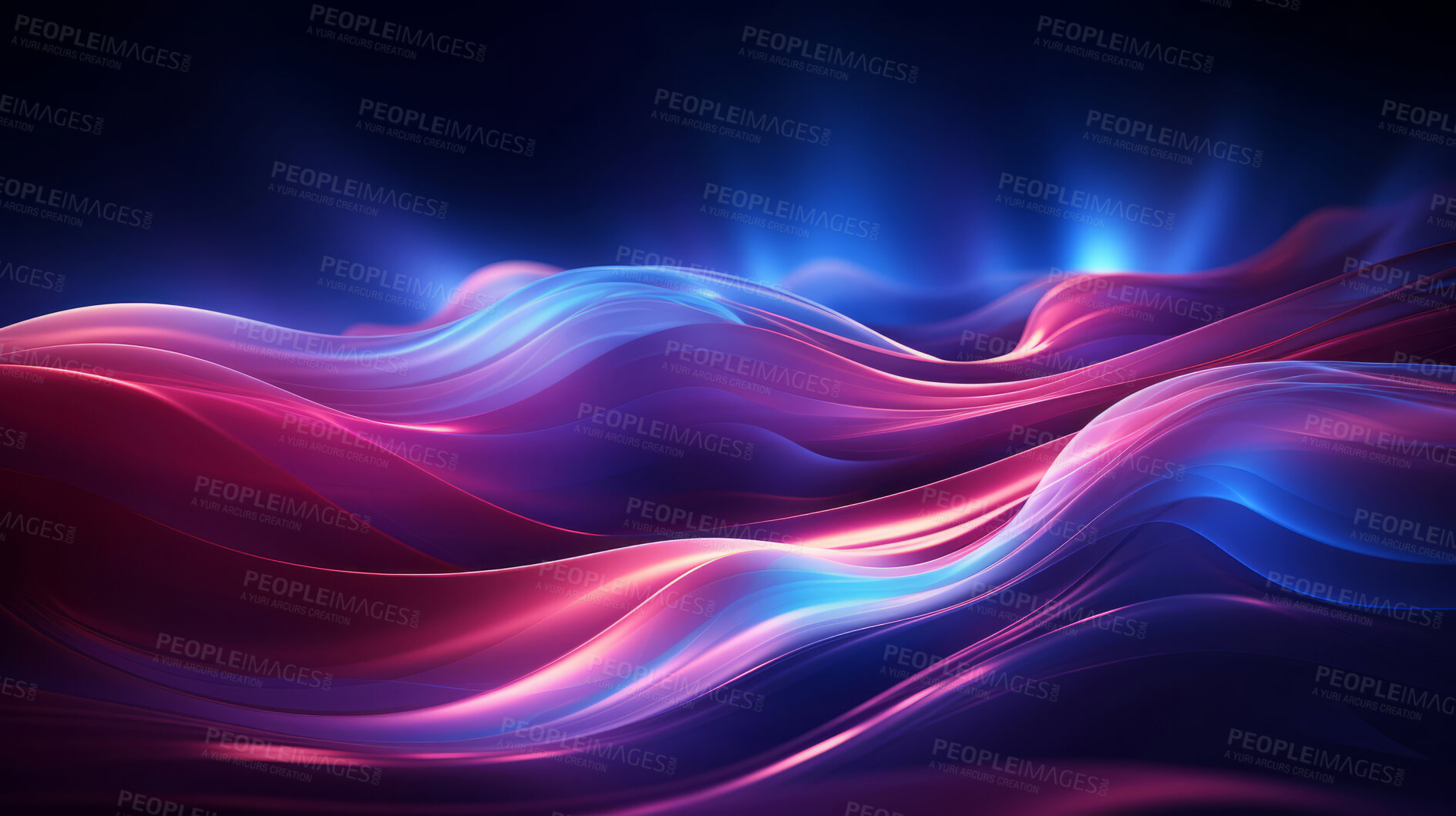 Buy stock photo Multicolour geometric wave concept. Modern abstract wallpaper background design.