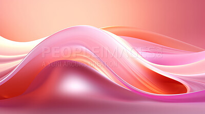 Buy stock photo Three dimensional geometric wave concept. Modern abstract wallpaper background design.