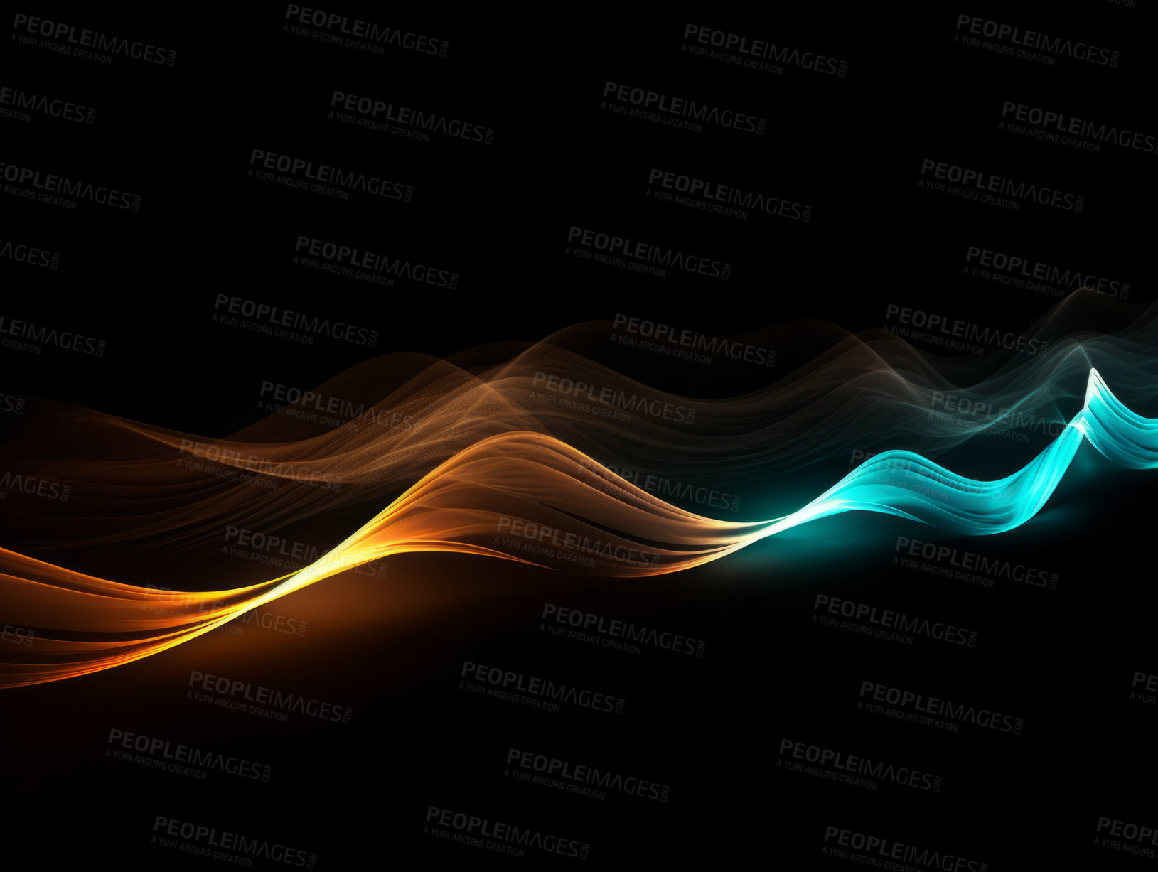 Buy stock photo Multicolour geometric wave concept.Modern abstract wallpaper background design.