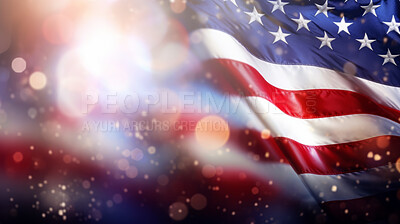 American flag for Memorial Day, 4th of July, Labor Day, Patriot Day. Poster or background
