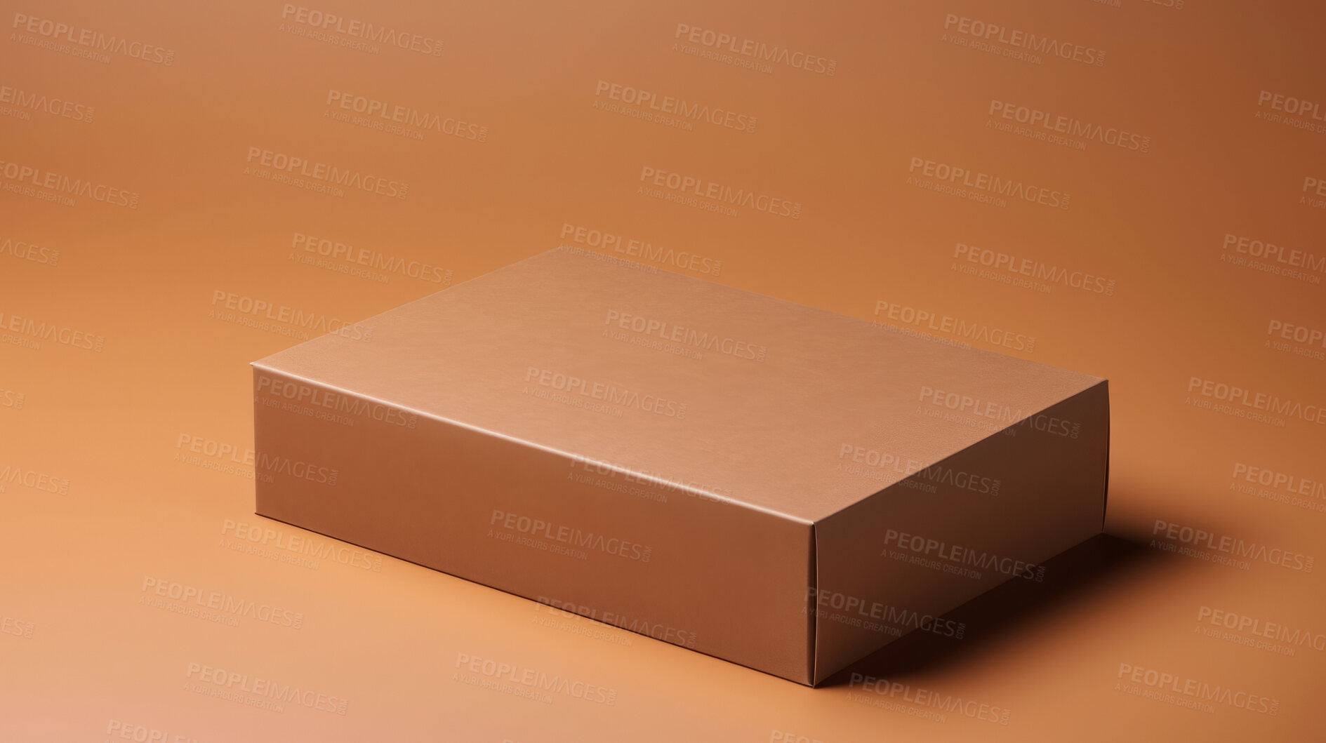 Buy stock photo Brown box Mock-Up and Blank for your text or design