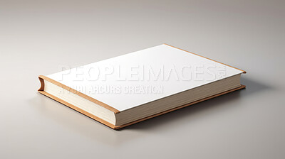 White Book Mock-Up and Blank for your text or design