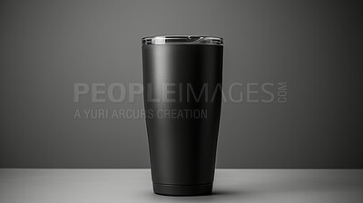 Black Tumbler Mock-Up and Blank for your text or design