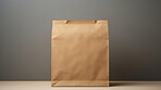 Brown shopping paper bag Mock-Up and Blank for your text or design