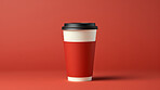 Take-away coffee cup Mock-Up and Blank for your text or design