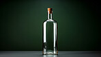 Glass Bottle Mock-Up and Blank for your label, text or design