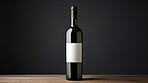 Wine Bottle Mock-Up and Blank Label for your text or design