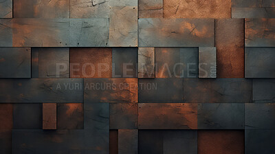 Buy stock photo Cube texture copyspace background. Block wallpaper concept