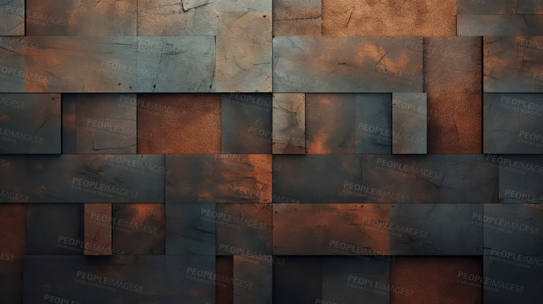 Buy stock photo Cube texture copyspace background. Block wallpaper concept