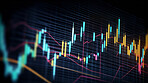 Business candle stick graph chart of stock market investment trading. Growth and changes concept