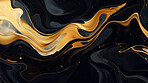 Black marble paint liquid flow effect. Abstract marble background pattern