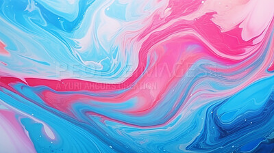 Buy stock photo Colorful marble paint liquid flow effect. Abstract marble background pattern