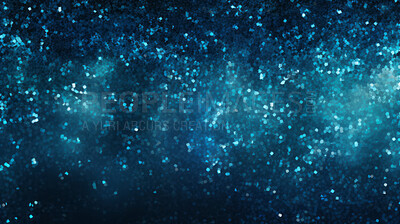 Blue glitter sparkling shiny wrapping paper background. Wallpaper decoration