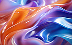 Vibrant 3d liquid paint swirls. Abstract background concept.