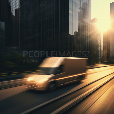 Fast and efficient transport and delivery service. Safe shipping logistics