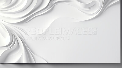 Buy stock photo 3d Geometric wave forms on background. Abstract copy space concept.