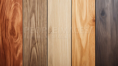 Multi shades of brown wood table, wall or floor background, wooden texture. Copy space.