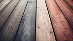 Multi shades of brown wood table, wall or floor background, wooden texture. Copy space.