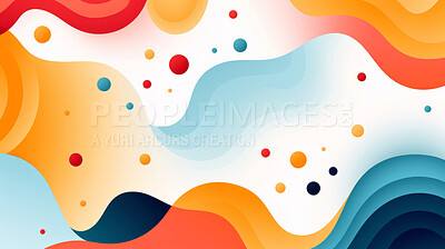 Playful pastel colour, wave pattern. Abstract trendy background texture.