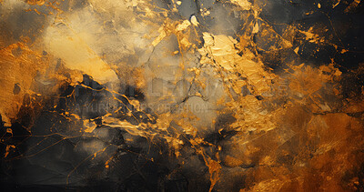 Buy stock photo Grungy gold wall abstract background texture.