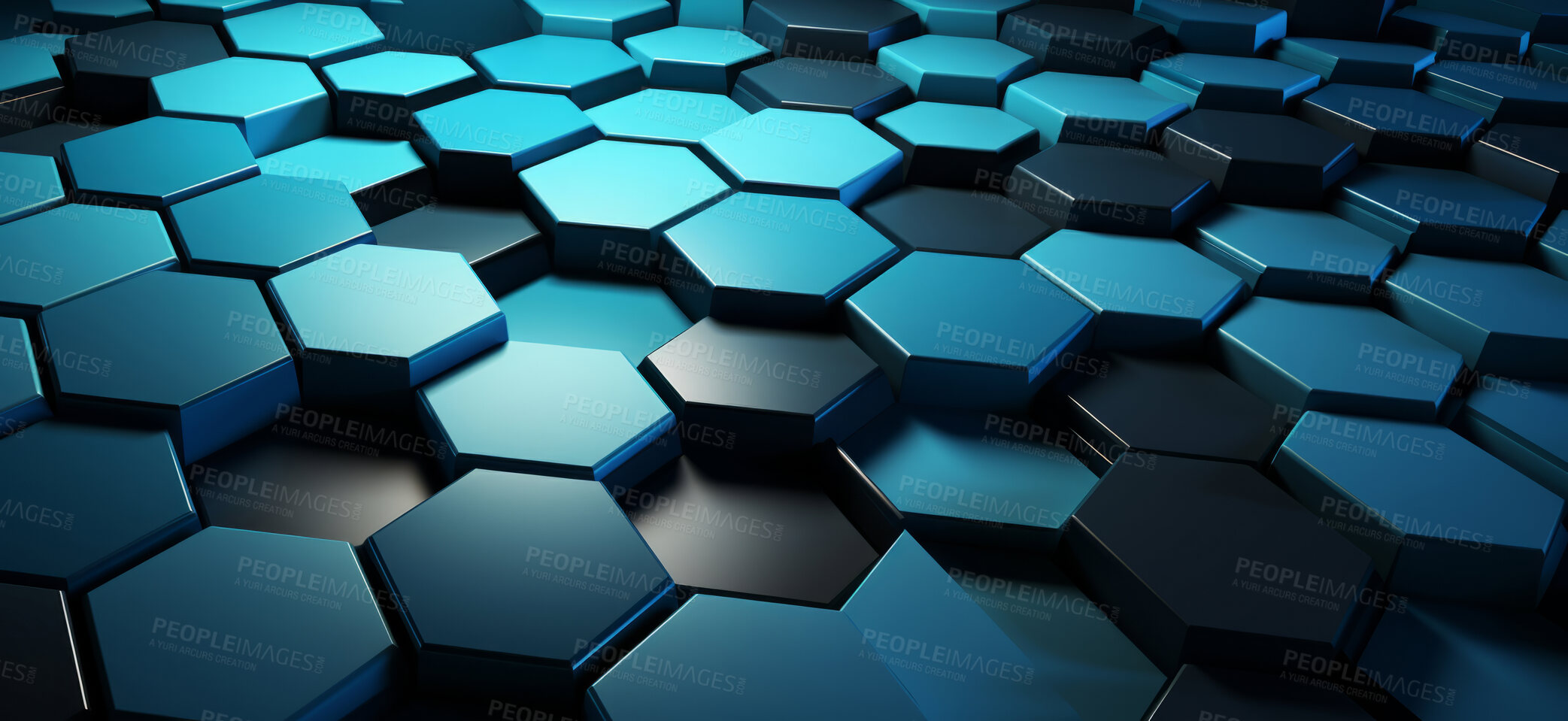 Buy stock photo Geometric hexagonal abstract background. Honeycomb pattern concept.