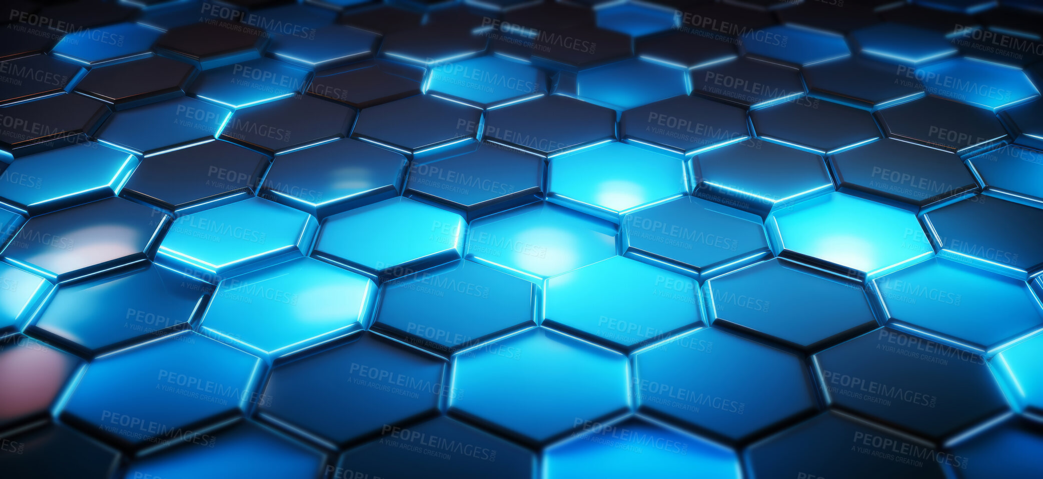 Buy stock photo Geometric hexagonal abstract background. Honeycomb pattern concept.