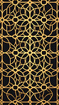 Gold ceramic tiles decorative design, illustration for floor, wall, kitchen interior, textile