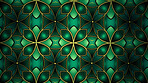 Green ceramic tiles decorative design, illustration for floor, wall, kitchen interior, textile