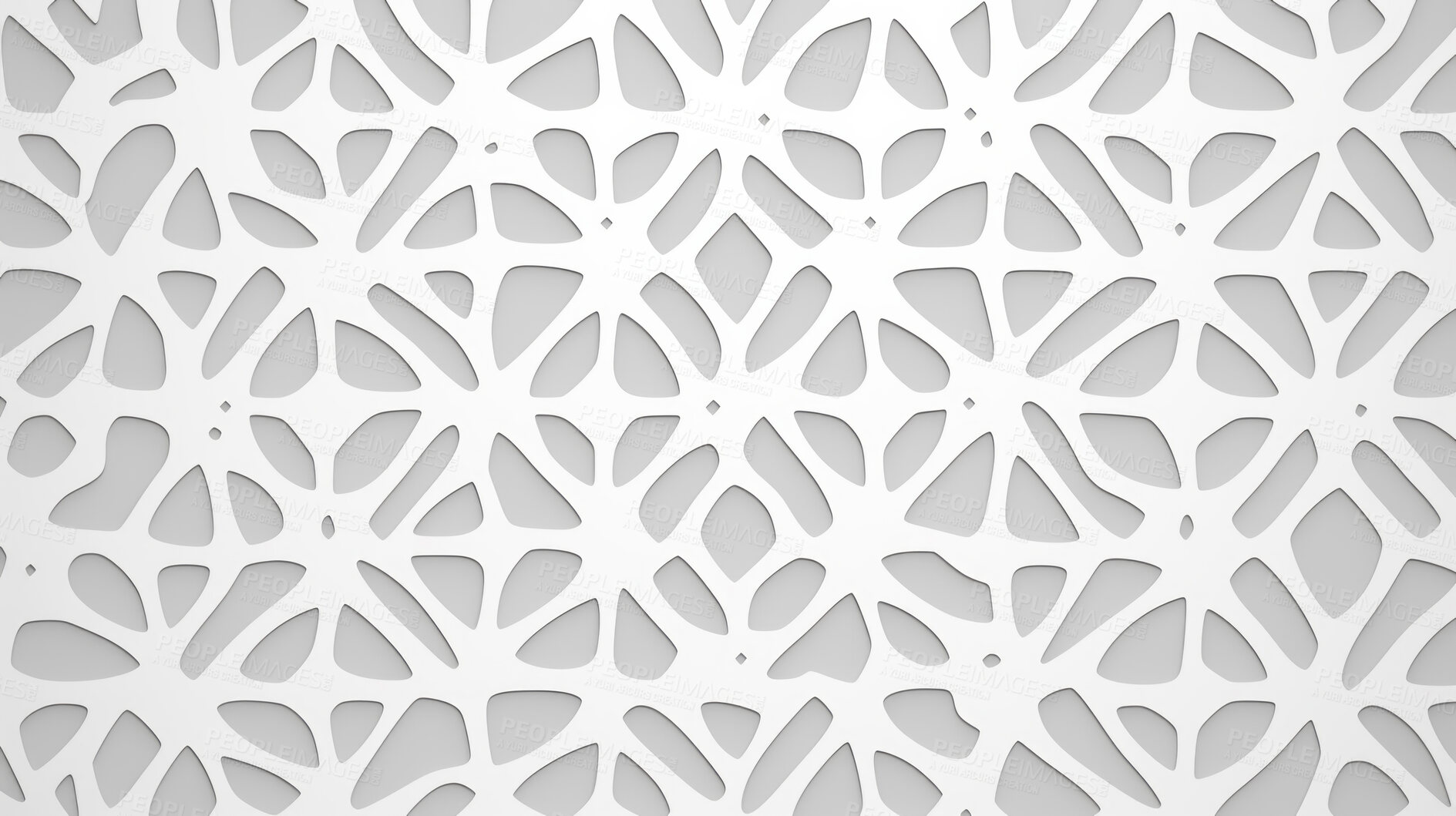 Buy stock photo Grey and white ceramic tiles decorative design, illustration for floor, wall, kitchen interior, textile