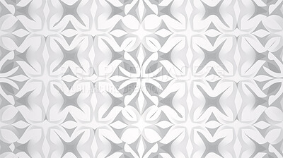 Buy stock photo Grey and white ceramic tiles decorative design, illustration for floor, wall, kitchen interior, textile