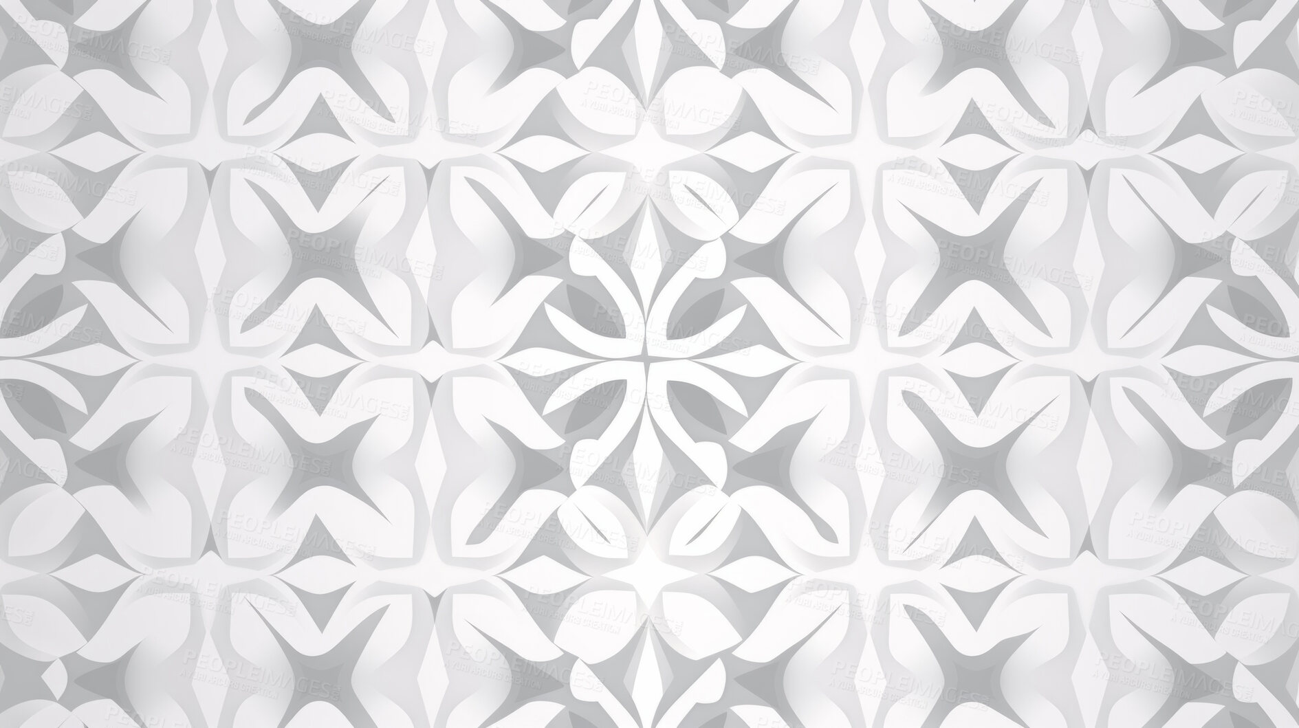 Buy stock photo Grey and white ceramic tiles decorative design, illustration for floor, wall, kitchen interior, textile