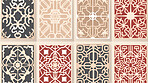 Ceramic tiles decorative pottery design, illustration for floor, wall, kitchen interior, textile