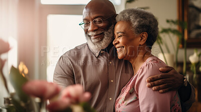 Affectionate and loving senior couple spending quality time after retirement or on vacation