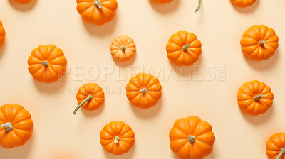 Buy stock photo Pumpkin render for thanksgiving or halloween celebration on background