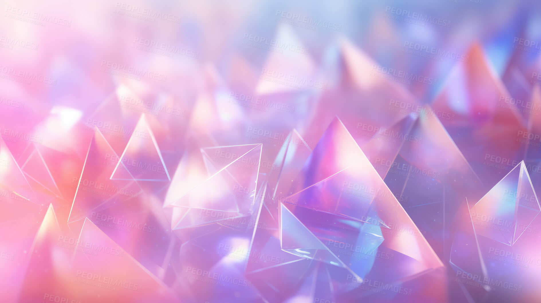 Buy stock photo Crystal rainbow prism light effect. Background overlay pattern design.