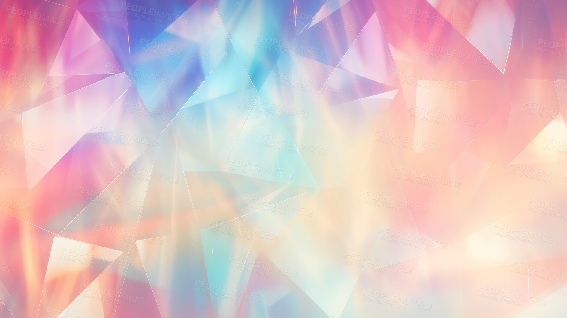 Buy stock photo Crystal rainbow prism light effect. Background overlay pattern design.